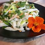 Easy Vietnamese Chicken Salad with Rice Noodle | cookglobaleatlocal.com