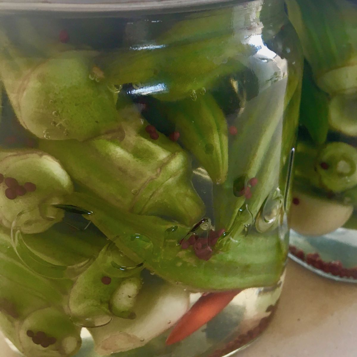 Mammy’s Delicious Pickled Okra